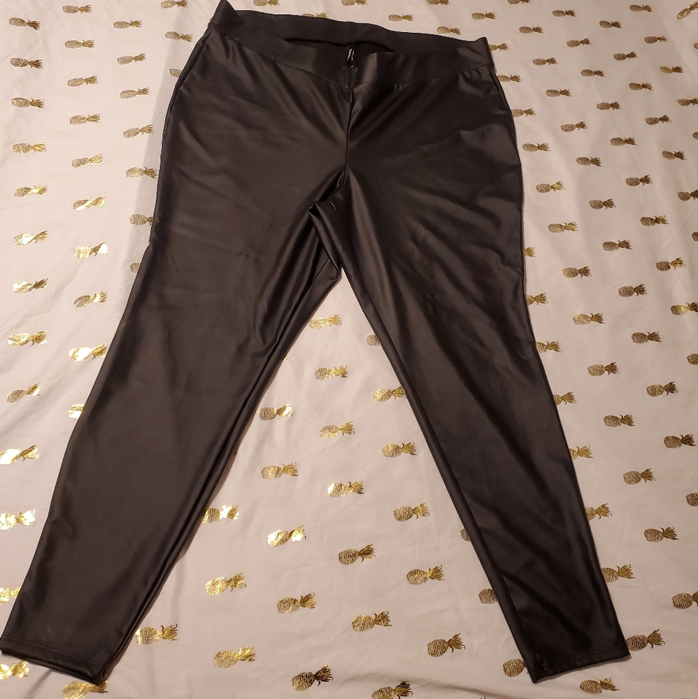 Torrid pleather leggings 3